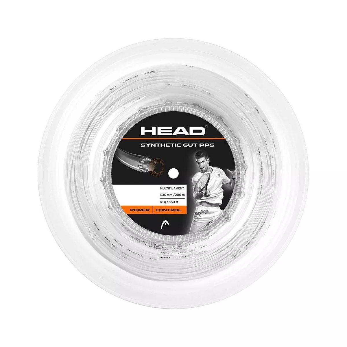 Head Synthetic Gut PPS Wit 200m Rol