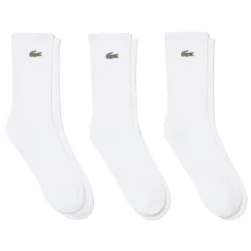 Lacoste Sport Lange Sokken Wit (3 paar)
