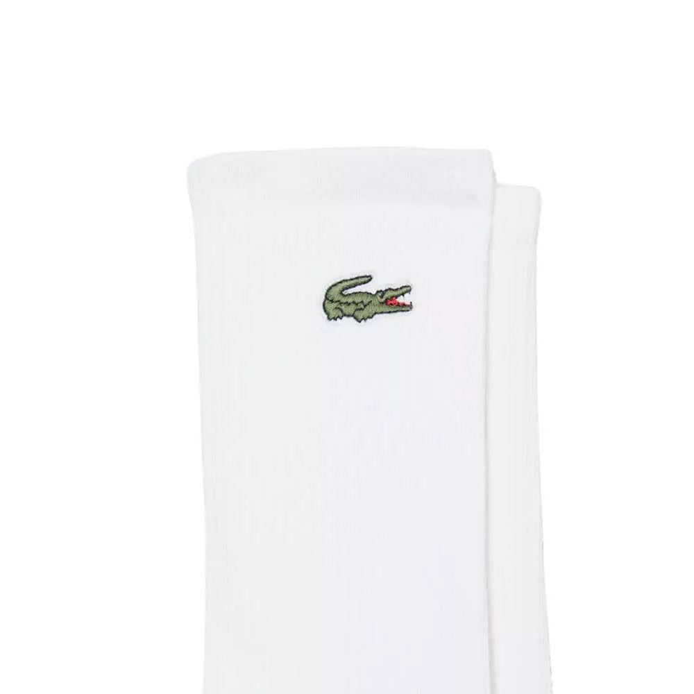 Lacoste Sport Lange Sokken Wit (3 paar)