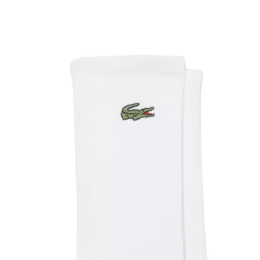 Lacoste Sport Lange Sokken Wit (3 paar)