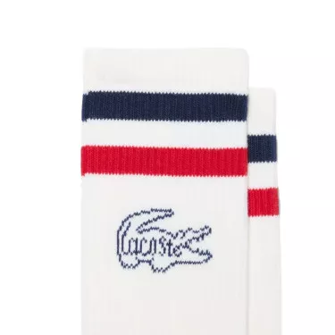 Lacoste Lange Sokken Wit (3-pack)