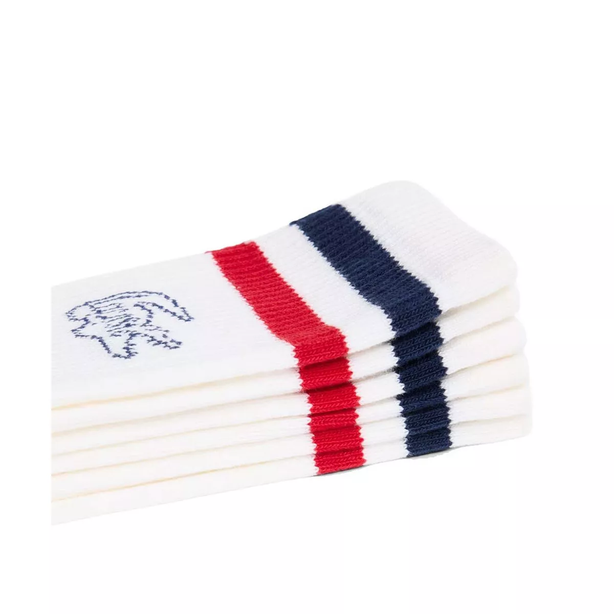 Lacoste Lange Sokken Wit (3-pack)