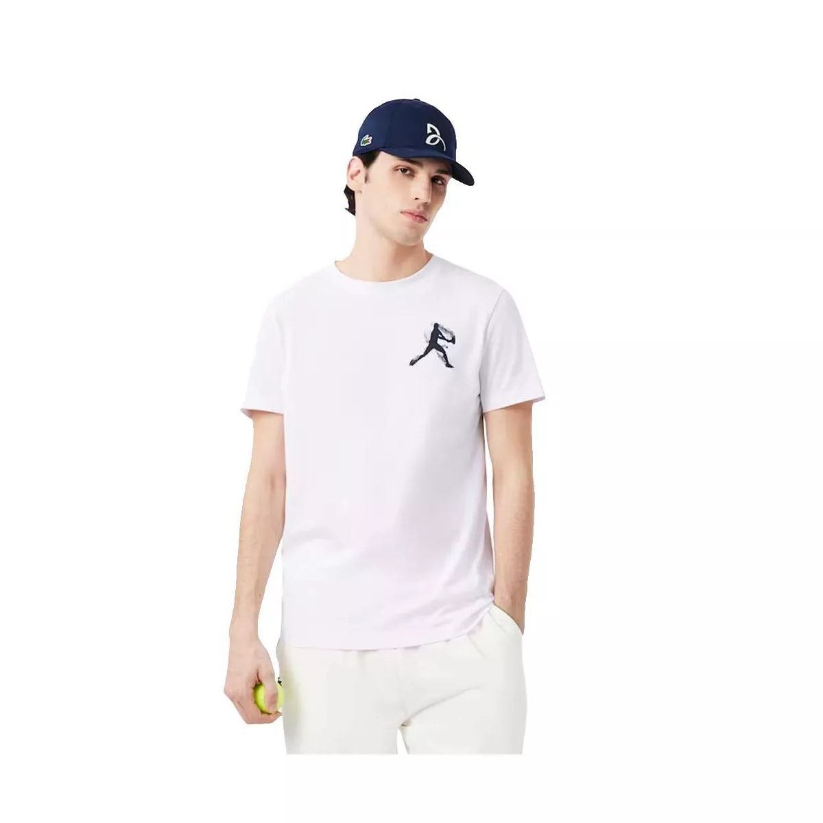 Lacoste Tennis x Novak Djokovic pack T-shirt + pet wit