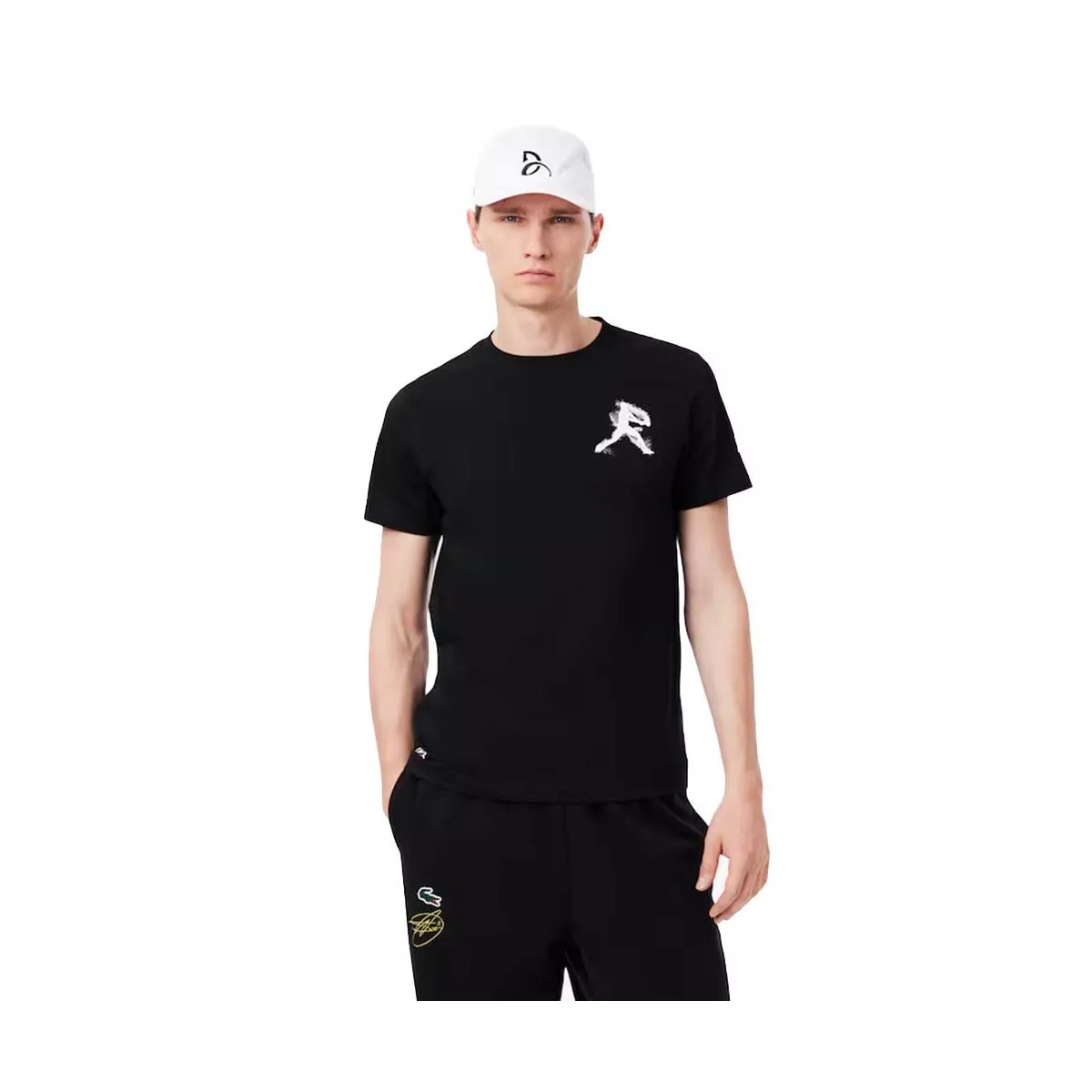 Pack Lacoste x Novak Djokovic T-shirt & Pet Zwart