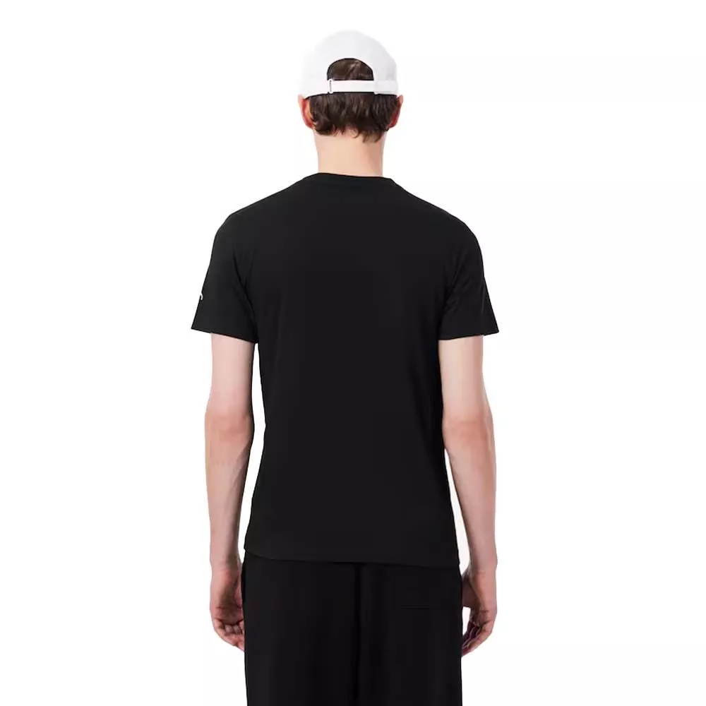 Pack Lacoste x Novak Djokovic T-shirt & Pet Zwart