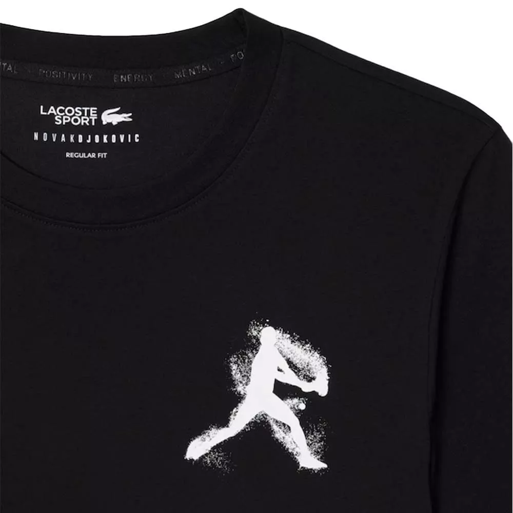 Pack Lacoste x Novak Djokovic T-shirt & Pet Zwart
