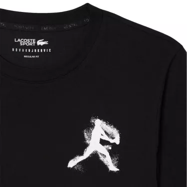 Pack Lacoste x Novak Djokovic T-shirt & Pet Zwart