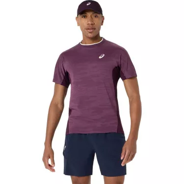 Asics Match Jacquard SS T-shirt paars