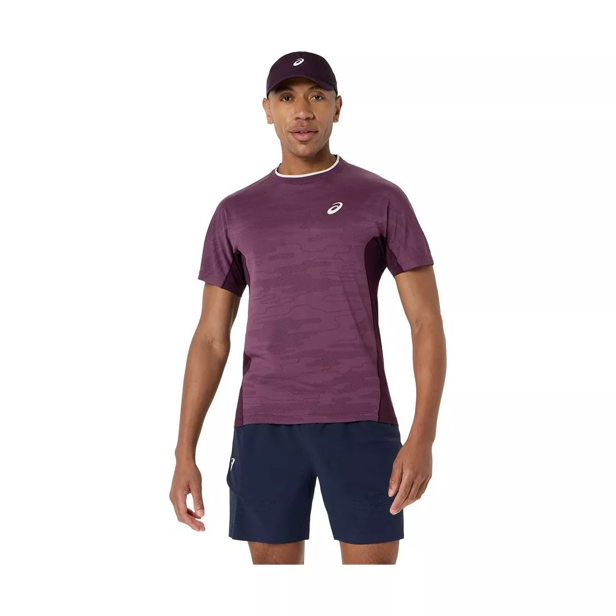 Asics Match Jacquard SS T-shirt paars