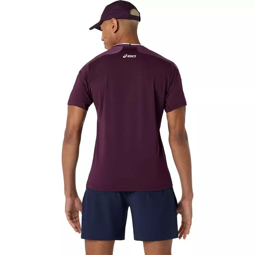 Asics Match Jacquard SS T-shirt paars