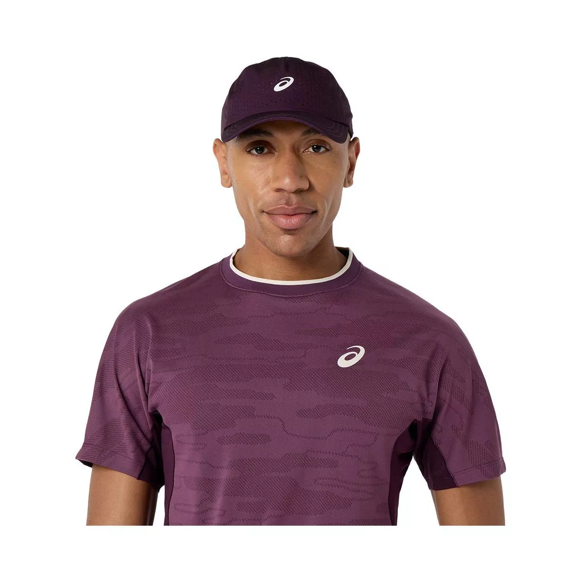 Asics Match Jacquard SS T-shirt paars
