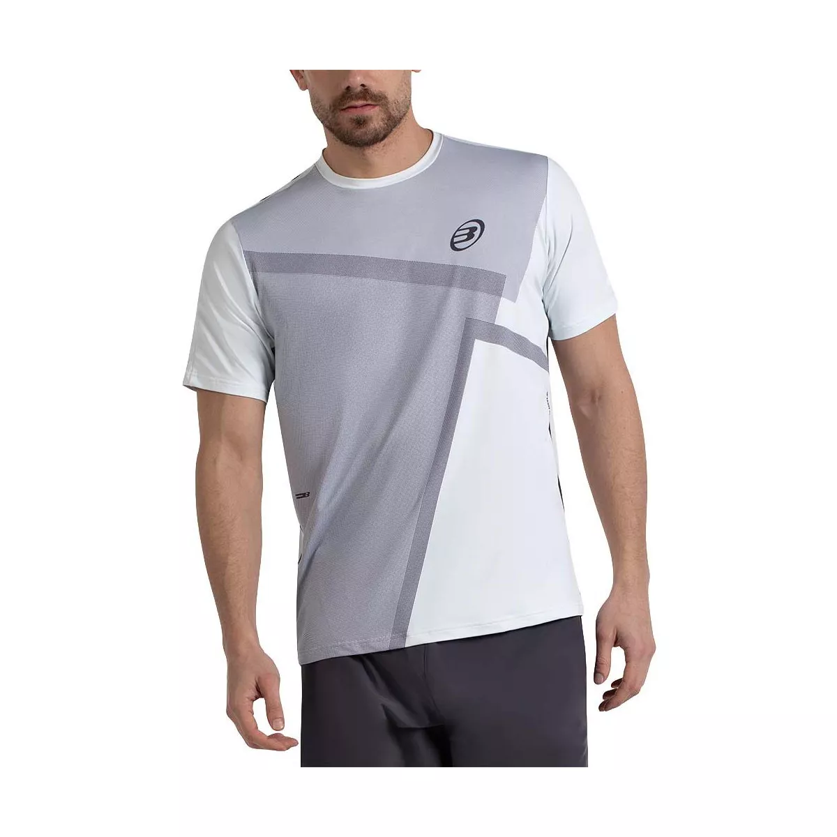 Bullpadel Mosal T-shirt wit / grijs