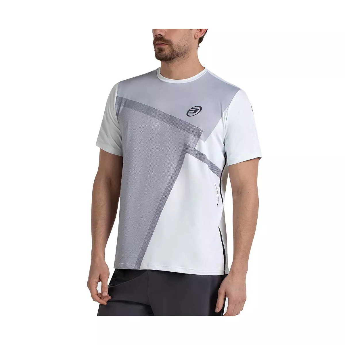 Bullpadel Mosal T-shirt wit / grijs