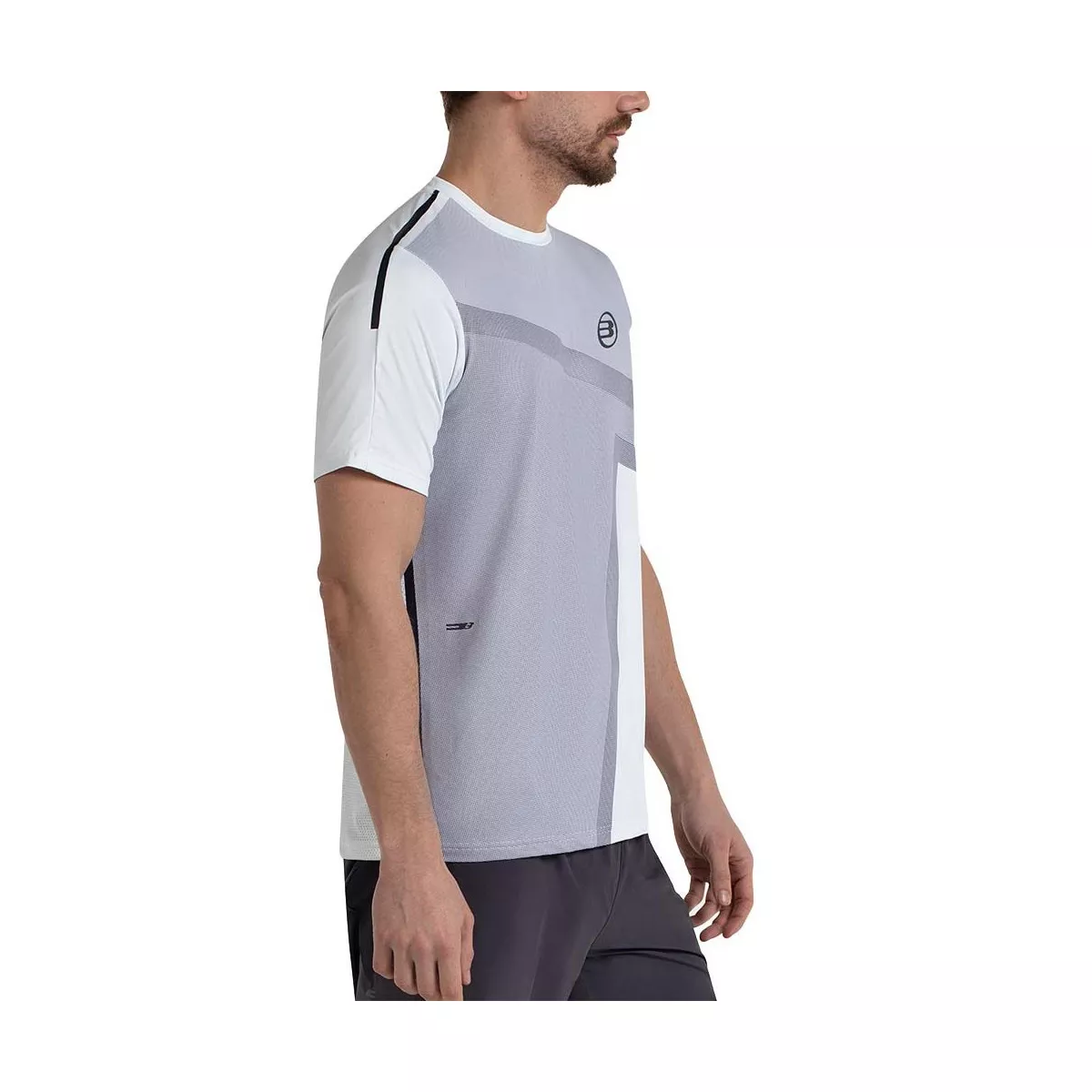 Bullpadel Mosal T-shirt wit / grijs