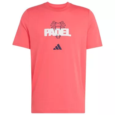 Adidas Padel Graphic Logo T-shirt rood