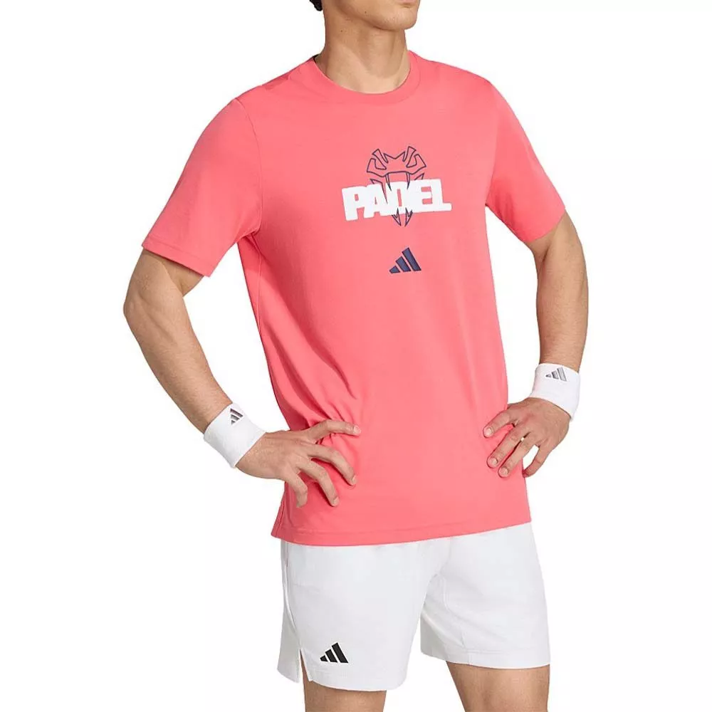 Adidas Padel Graphic Logo T-shirt rood