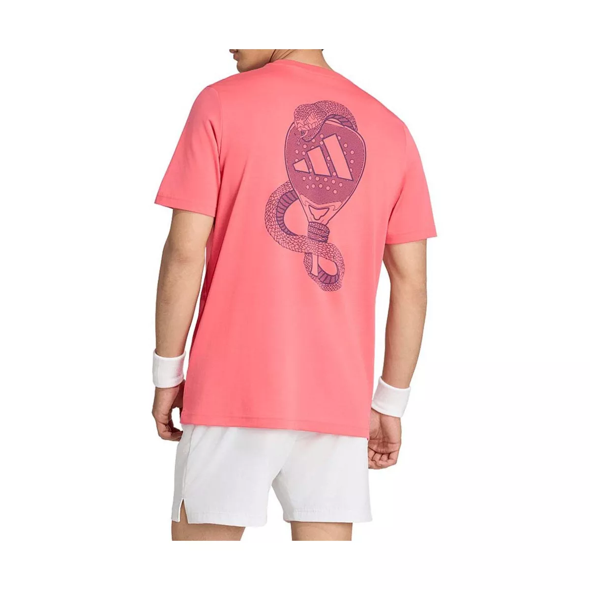Adidas Padel Graphic Logo T-shirt rood