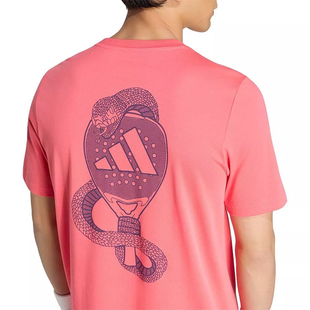 Adidas Padel Graphic Logo T-shirt rood