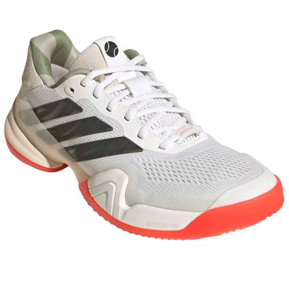 Adidas Barricade 14 tennisschoenen wit / oranje