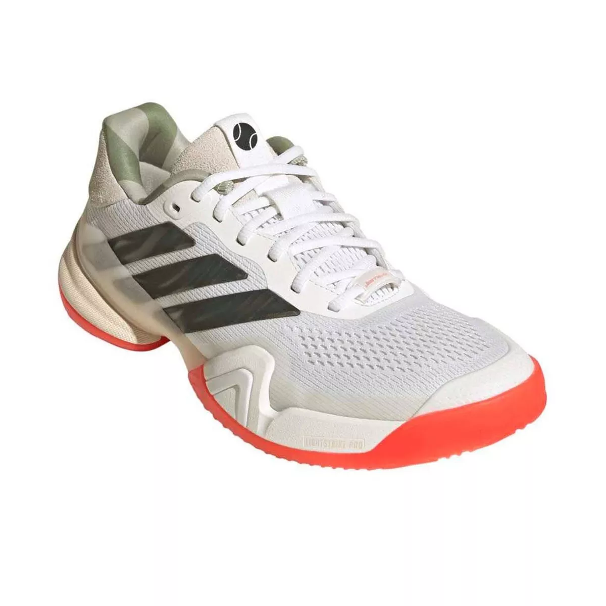 Adidas Barricade 14 tennisschoenen wit / oranje