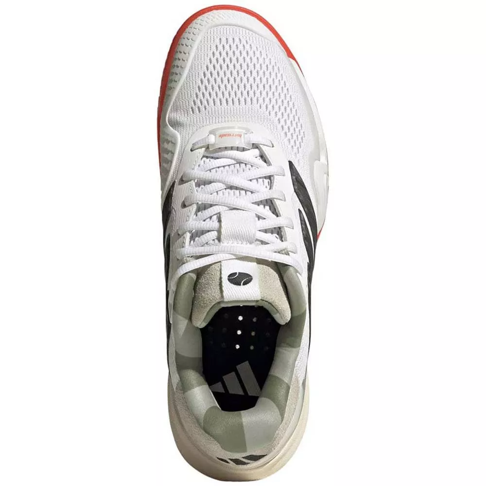 Adidas Barricade 14 tennisschoenen wit / oranje