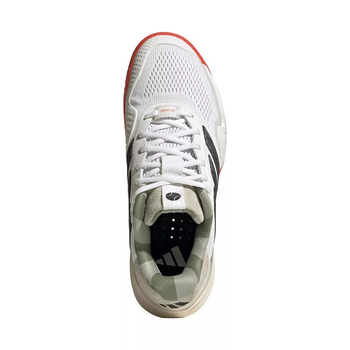 Adidas Barricade 14 tennisschoenen wit / oranje