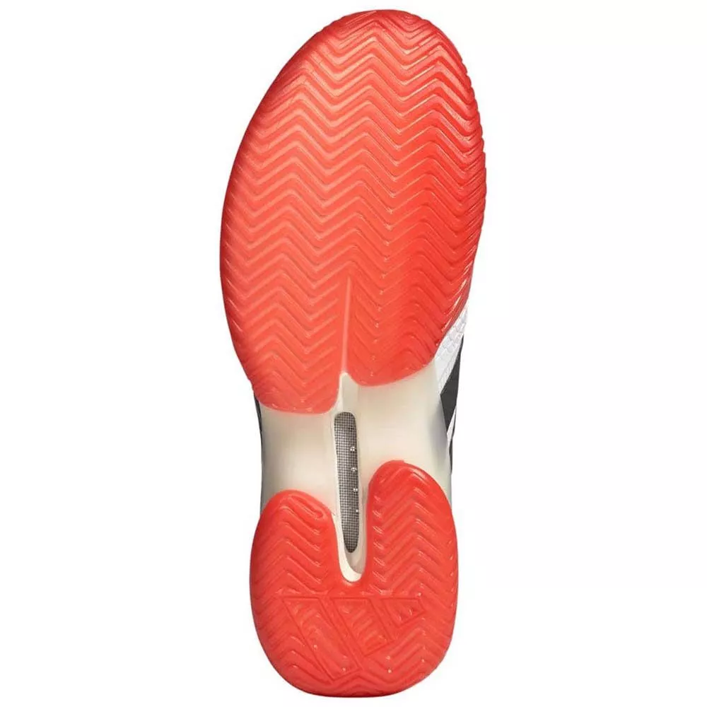 Adidas Barricade 14 tennisschoenen wit / oranje