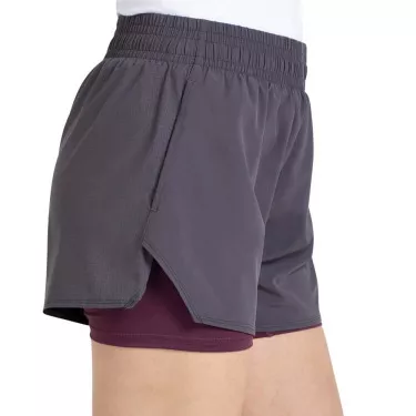 Bullpadel Orfeu short dames donkergrijs