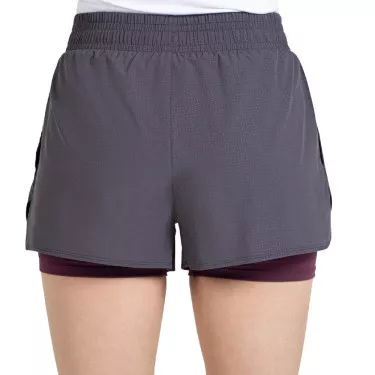 Bullpadel Orfeu short dames donkergrijs