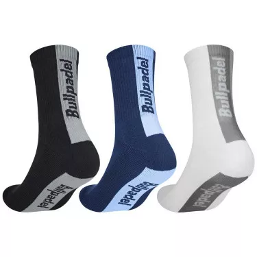 Bullpadel BP265 I Sokken Zwart / Marineblauw / Wit (3 paar)