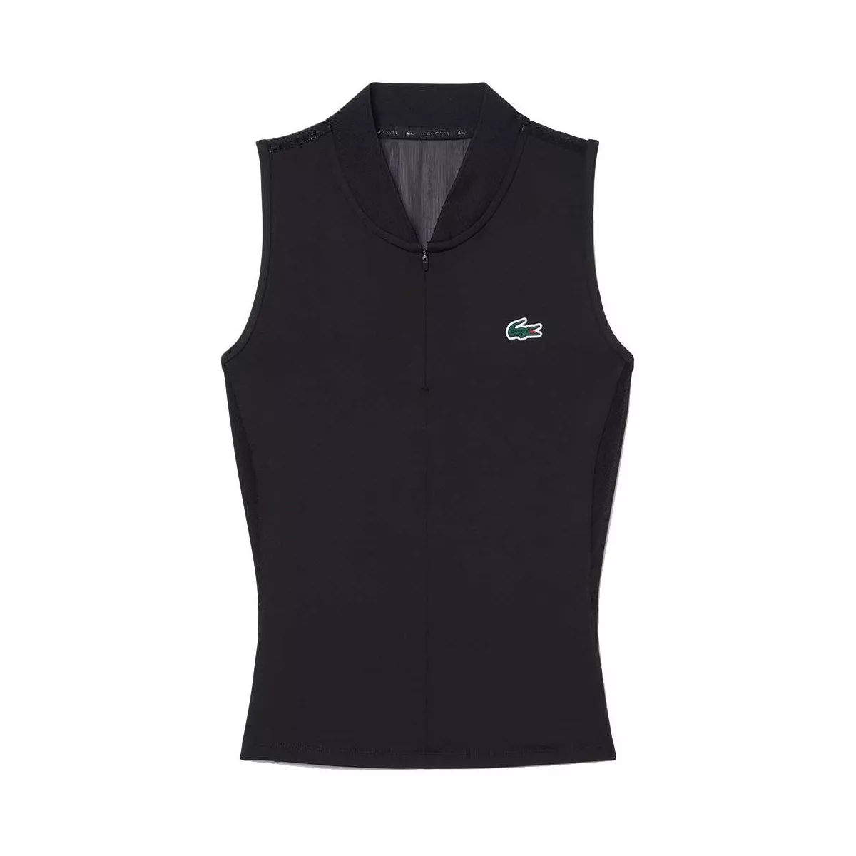 Lacoste Tennis mouwloze polo dames zwart