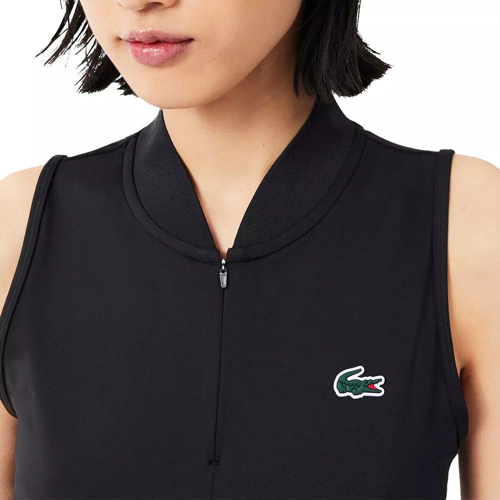 Lacoste Tennis mouwloze polo dames zwart