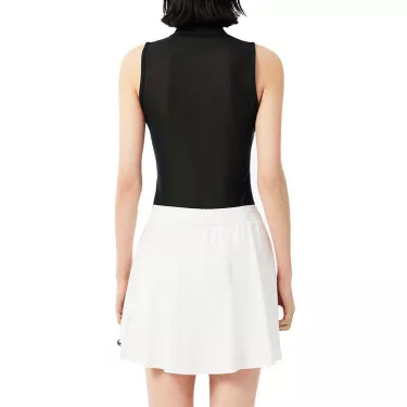 Lacoste Tennis mouwloze polo dames zwart