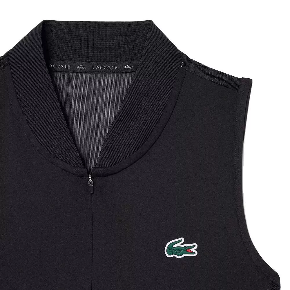 Lacoste Tennis mouwloze polo dames zwart