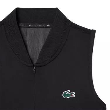 Lacoste Tennis mouwloze polo dames zwart