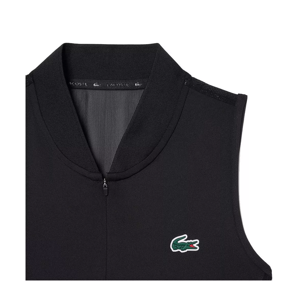 Lacoste Tennis mouwloze polo dames zwart
