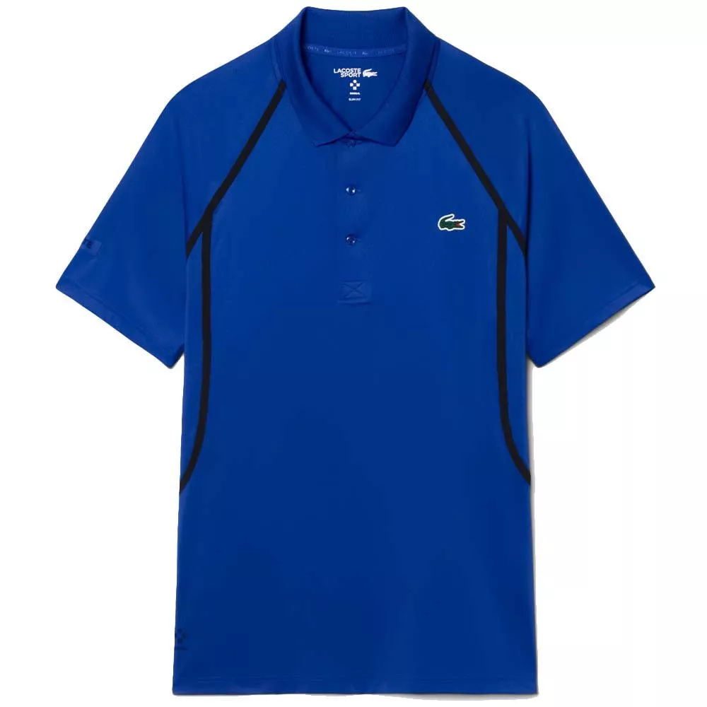 Lacoste Tennis Daniil Medvedev polo blauw