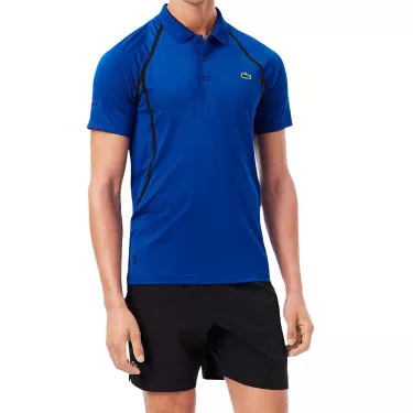 Lacoste Tennis Daniil Medvedev polo blauw