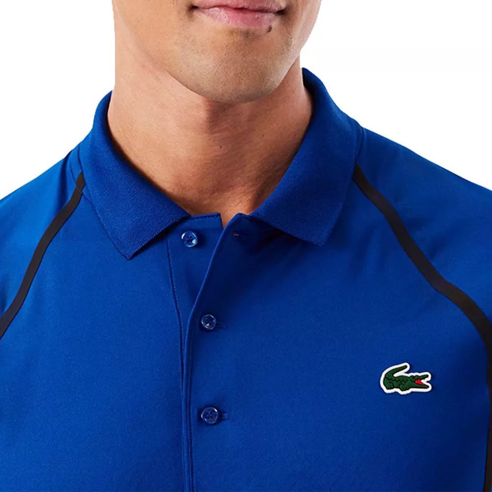 Lacoste Tennis Daniil Medvedev polo blauw