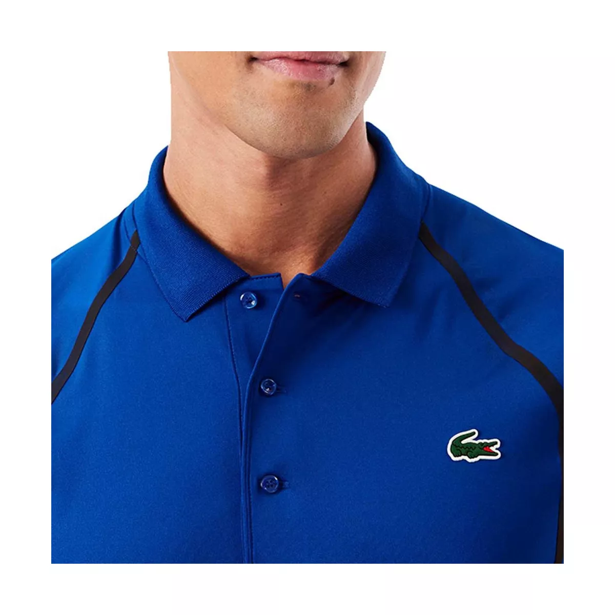 Lacoste Tennis Daniil Medvedev polo blauw