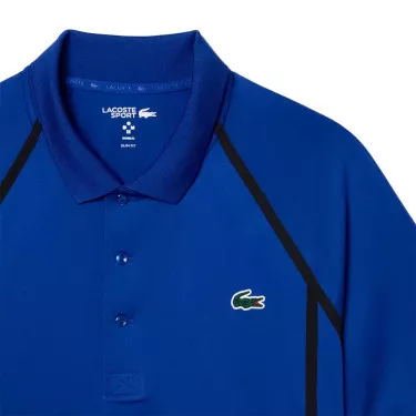 Lacoste Tennis Daniil Medvedev polo blauw