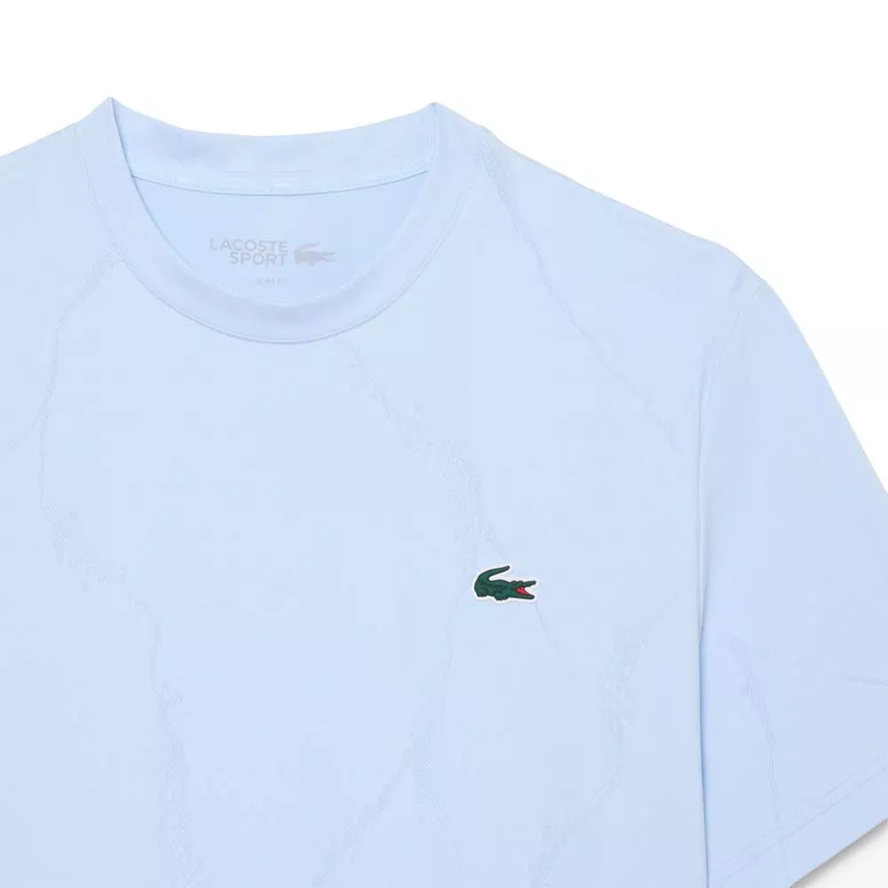 Lacoste Tennis Ultra Dry T-shirt lichtblauw