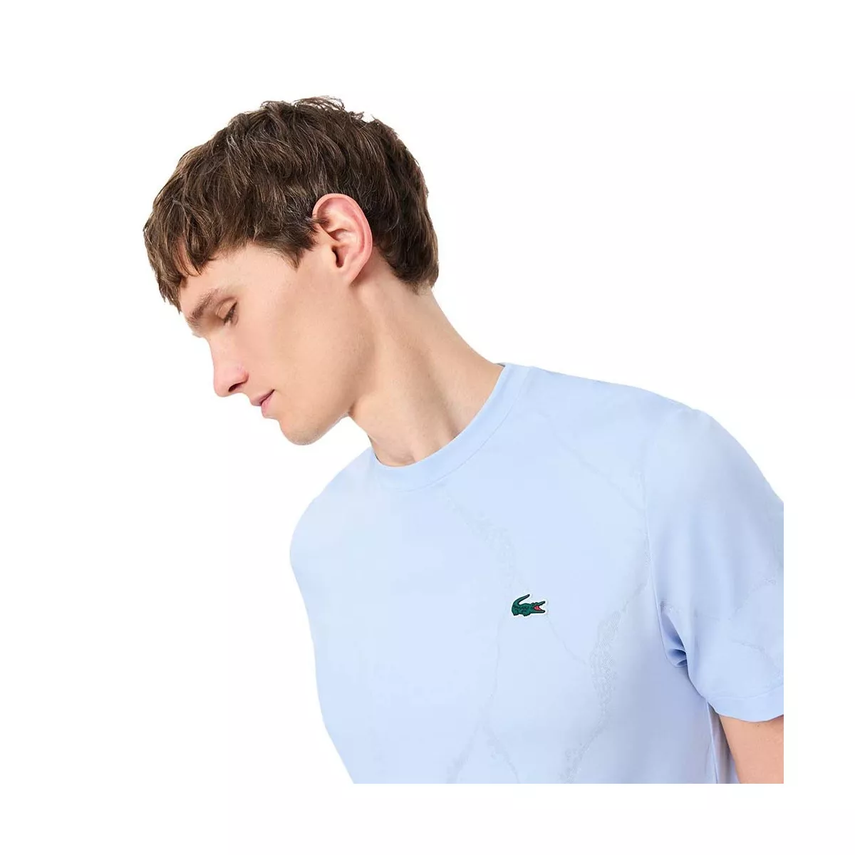 Lacoste Tennis Ultra Dry T-shirt lichtblauw