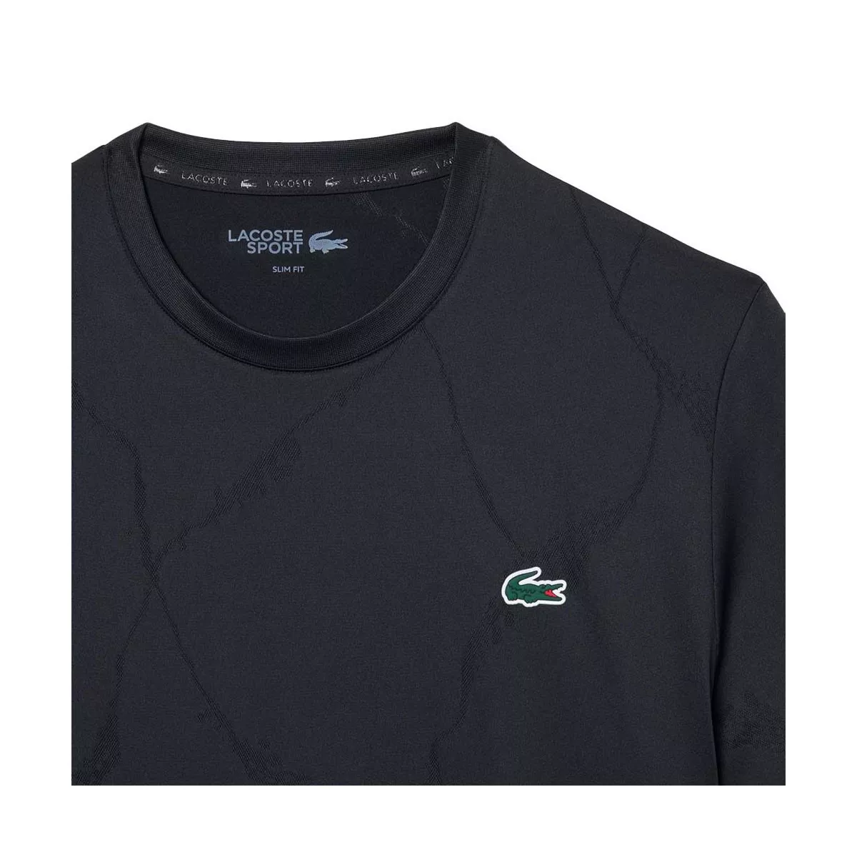 Lacoste Tennis Ultra Dry T-shirt zwart