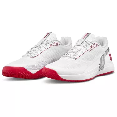 Wilson Rush Pro 5 CTC tennisschoenen wit / rood