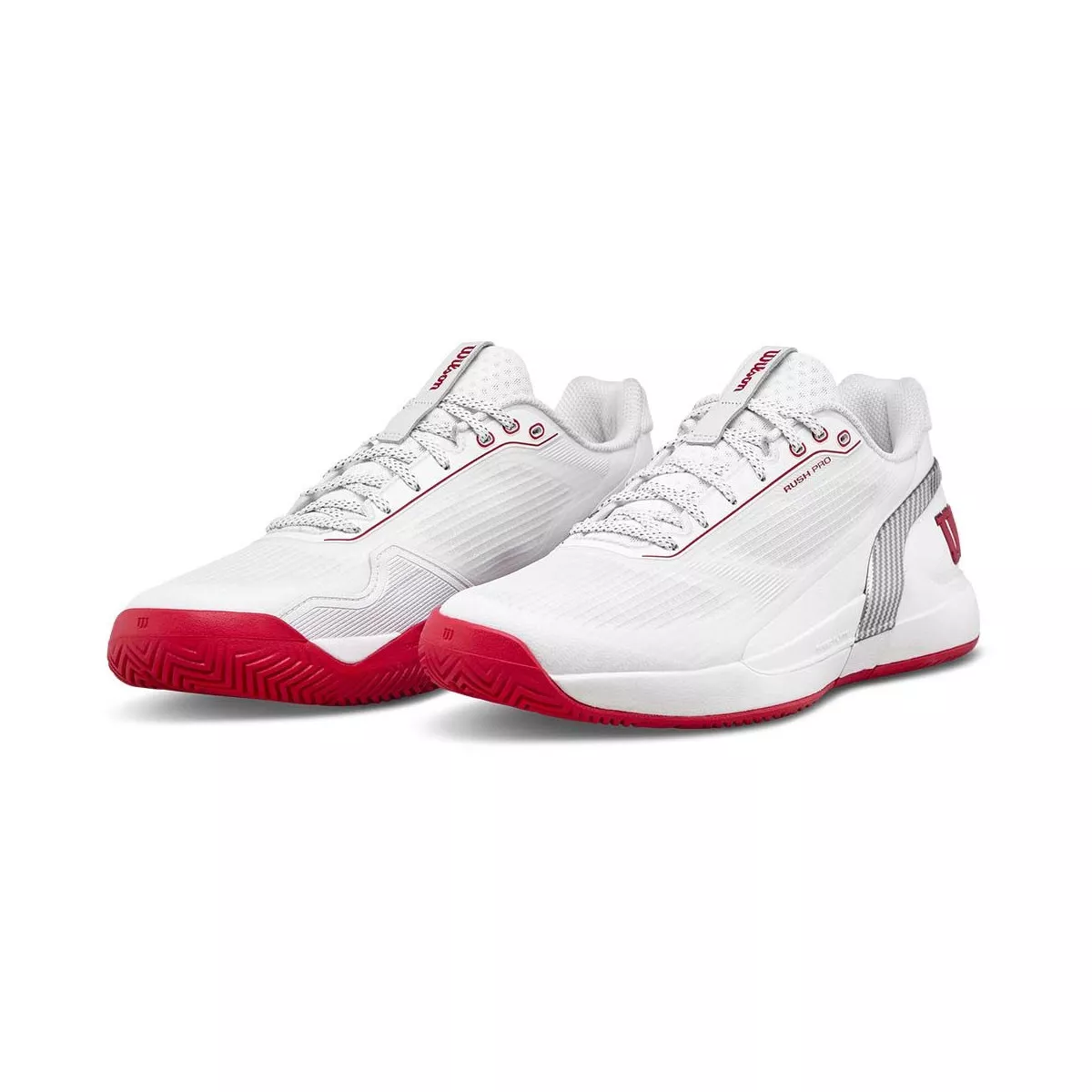 Wilson Rush Pro 5 CTC tennisschoenen wit / rood