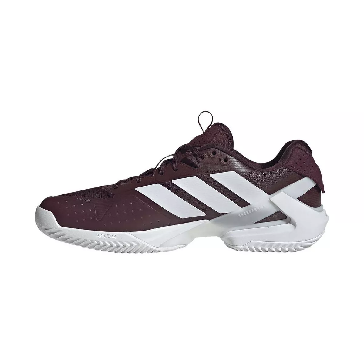 Adidas Adizero Ubersonic 5 tennisschoenen gravel bordeaux