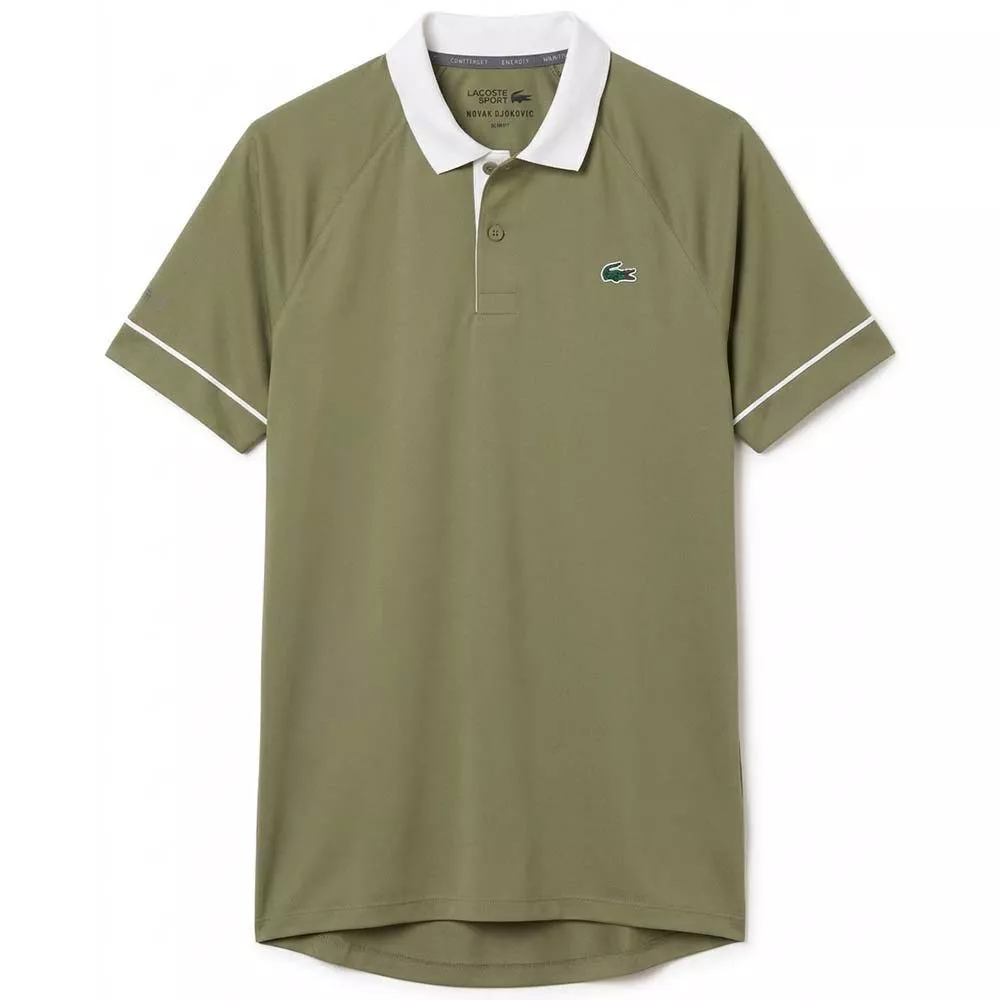Lacoste Tennis Novak Djokovic On Court polo groen