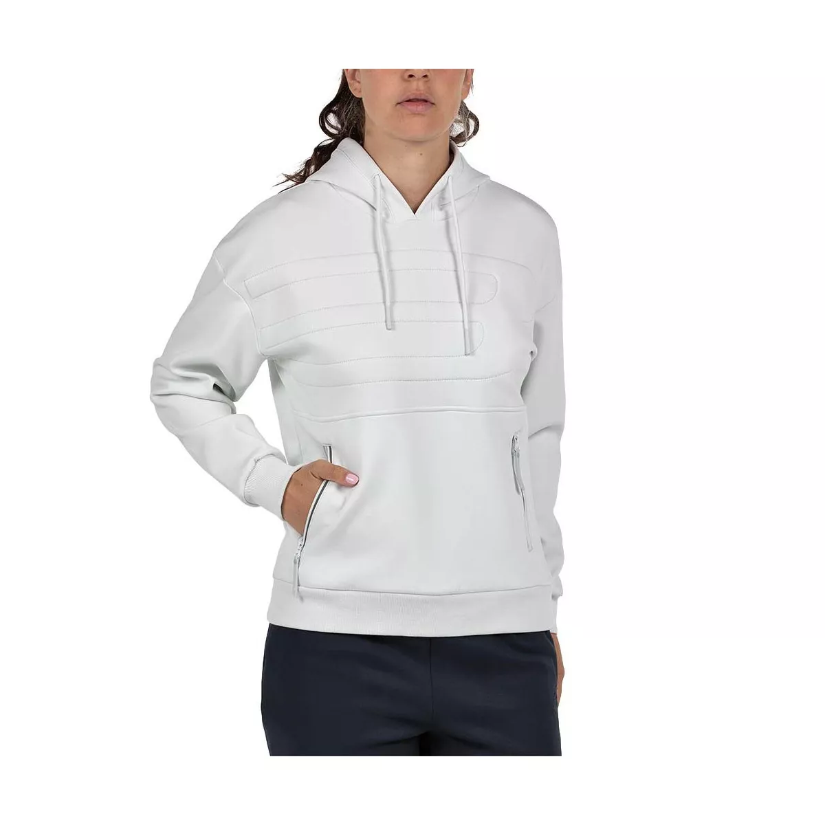 Bullpadel Eolia hoodie dames wit