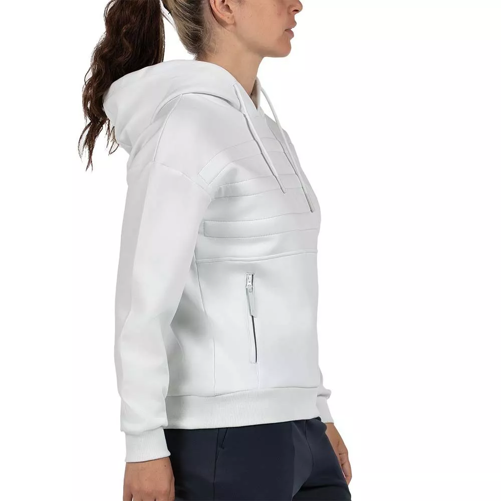 Bullpadel Eolia hoodie dames wit